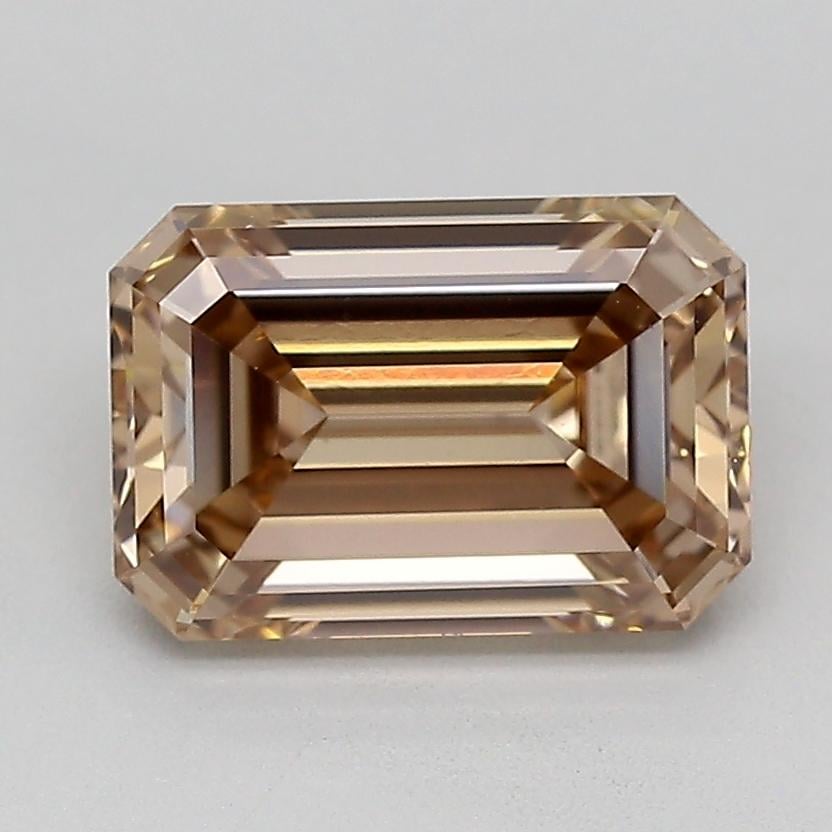 1.31 Ct. Fancy Light  Brown Emerald Lab Grown Diamond
