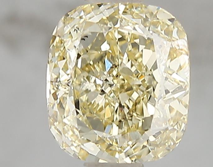 1.54 Ct. Fancy Intense Yellow Cushion Lab Grown Diamond