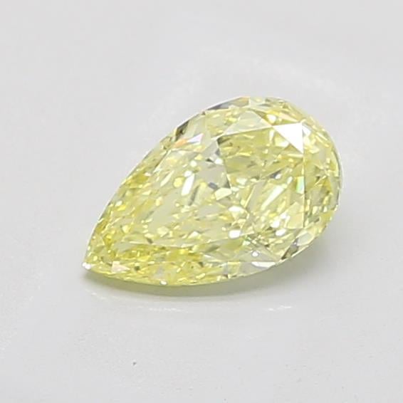1.10 Ct. Fancy Intense Yellow Pear Lab Grown Diamond