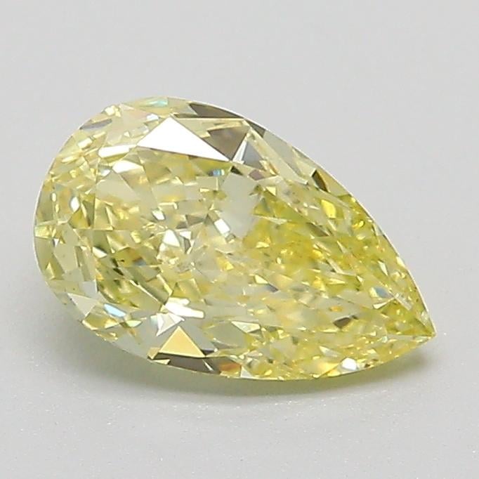 1.03 Ct. Fancy Intense  Yellow Pear Lab Grown Diamond
