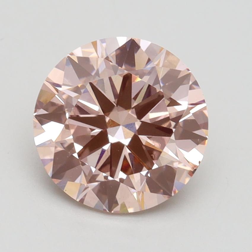 2.20 Ct. Fancy Pink Round Lab Grown Diamond