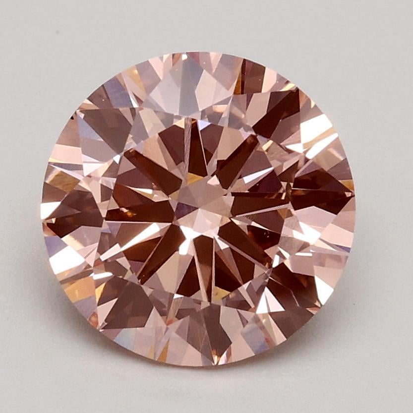 1.60 Ct. Fancy Pink Round Lab Grown Diamond