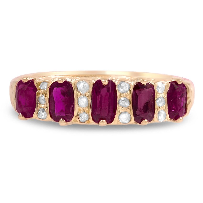 Victorian Ruby Vintage Ring