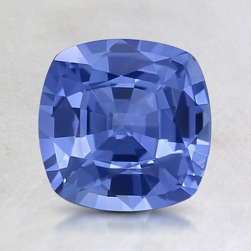7mm Premium Blue Cushion Sapphire