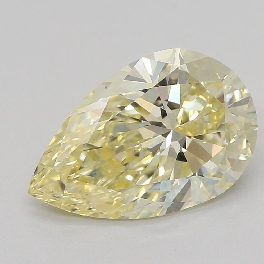 1.54 Ct. Fancy Yellow Pear Lab Grown Diamond