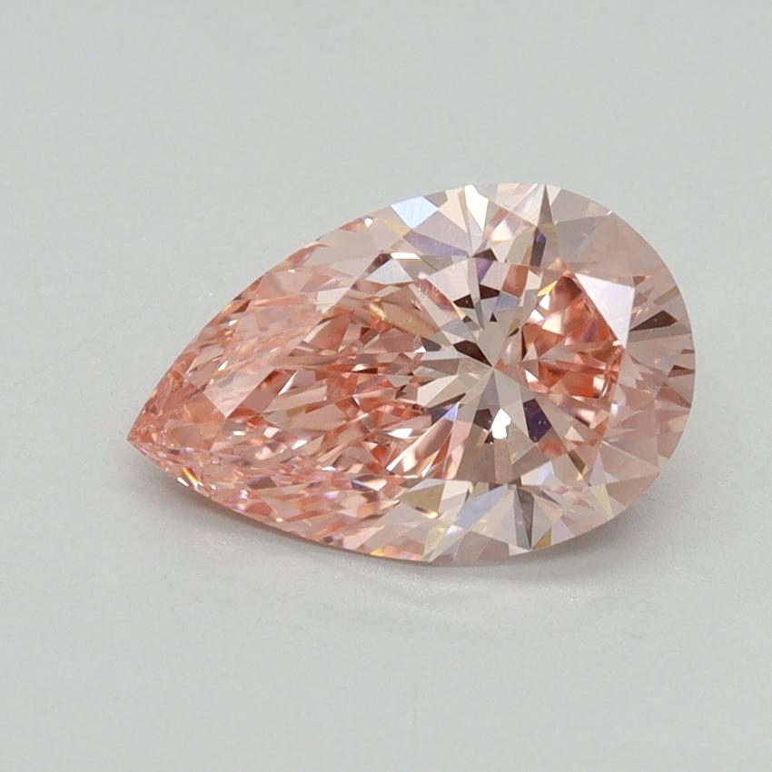 2.01 Ct. Fancy Vivid Pink Pear Lab Grown Diamond