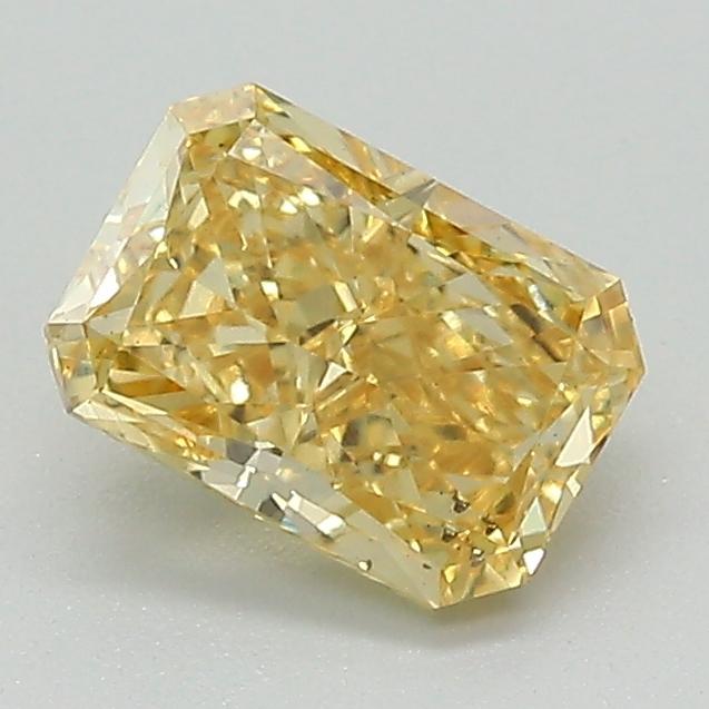 1.03 Ct. Fancy Vivid Yellow Radiant Lab Grown Diamond