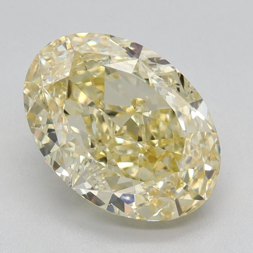 2.25 Ct. Fancy Intense Yellow Oval Lab Grown Diamond