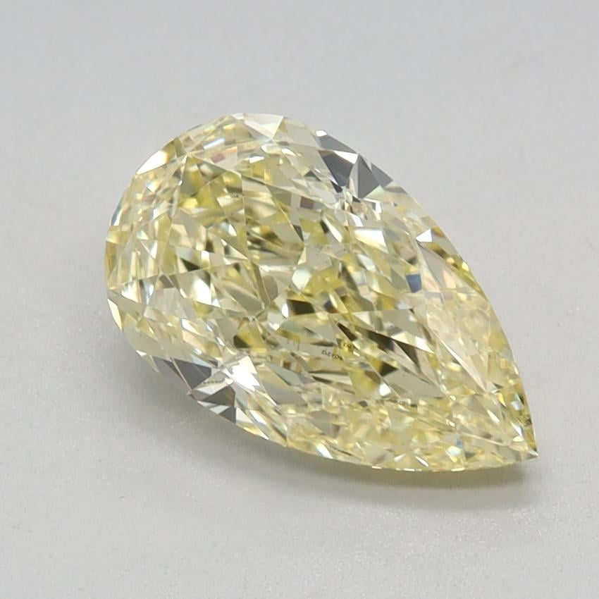 1.06 Ct. Fancy Intense Yellow Pear Lab Grown Diamond