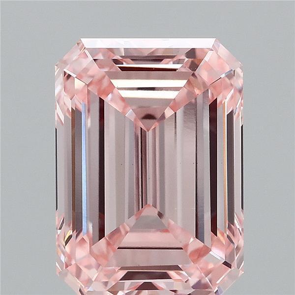 5.00 Ct. Fancy Intense Pink Emerald Lab Grown Diamond