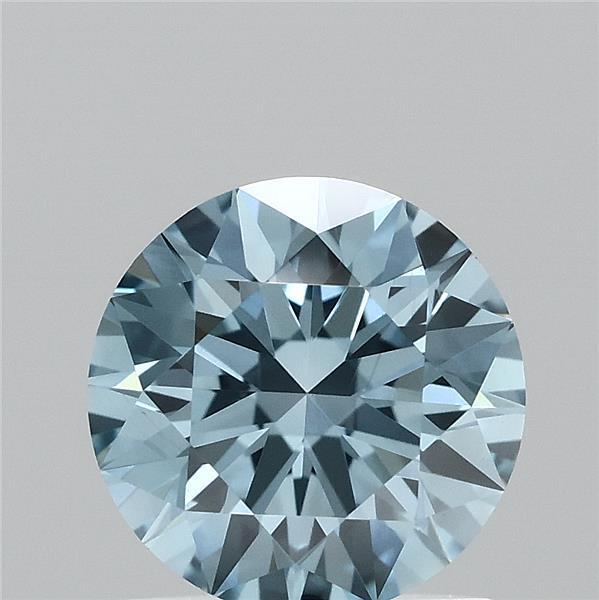 1.09 Ct. Fancy Vivid Blue Round Lab Grown Diamond
