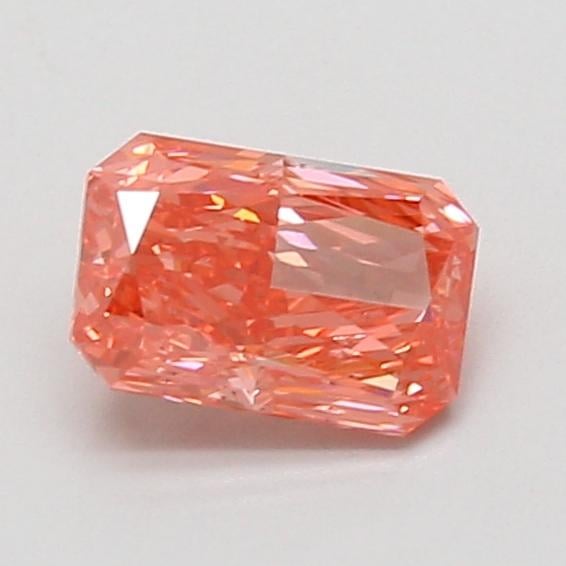 0.92 Ct. Fancy Vivid Pink Radiant Lab Grown Diamond
