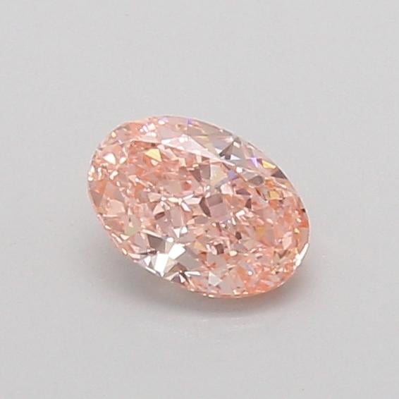 0.48 Ct. Fancy Vivid Pink Oval Lab Grown Diamond
