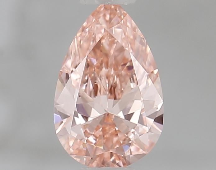 0.48 Ct. Fancy Vivid Pink Pear Lab Grown Diamond