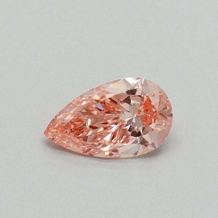 0.33 Ct. Fancy Vivid Pink Pear Lab Grown Diamond