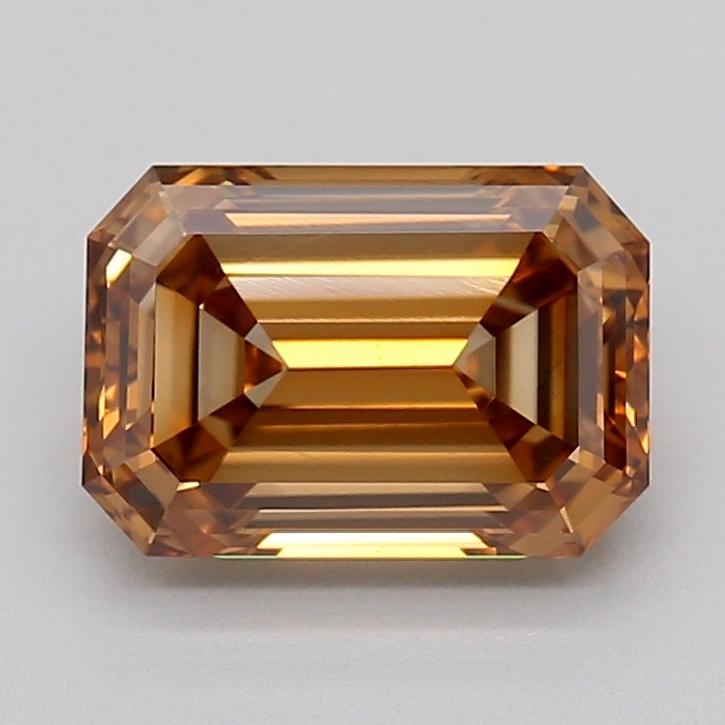 1.38 Ct. Fancy  Brown Emerald Lab Grown Diamond