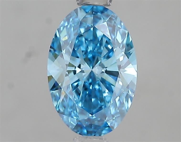 1.02 Ct. Fancy Vivid Blue Oval Lab Grown Diamond