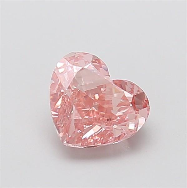 1.61 Ct. Fancy Vivid Pink Heart Lab Grown Diamond