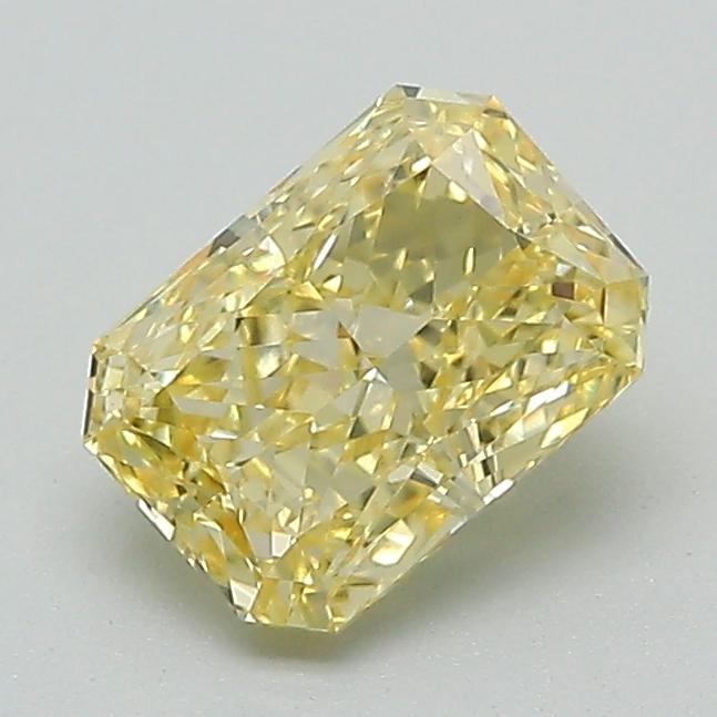 1.07 Ct. Fancy Vivid Yellow Radiant Lab Grown Diamond