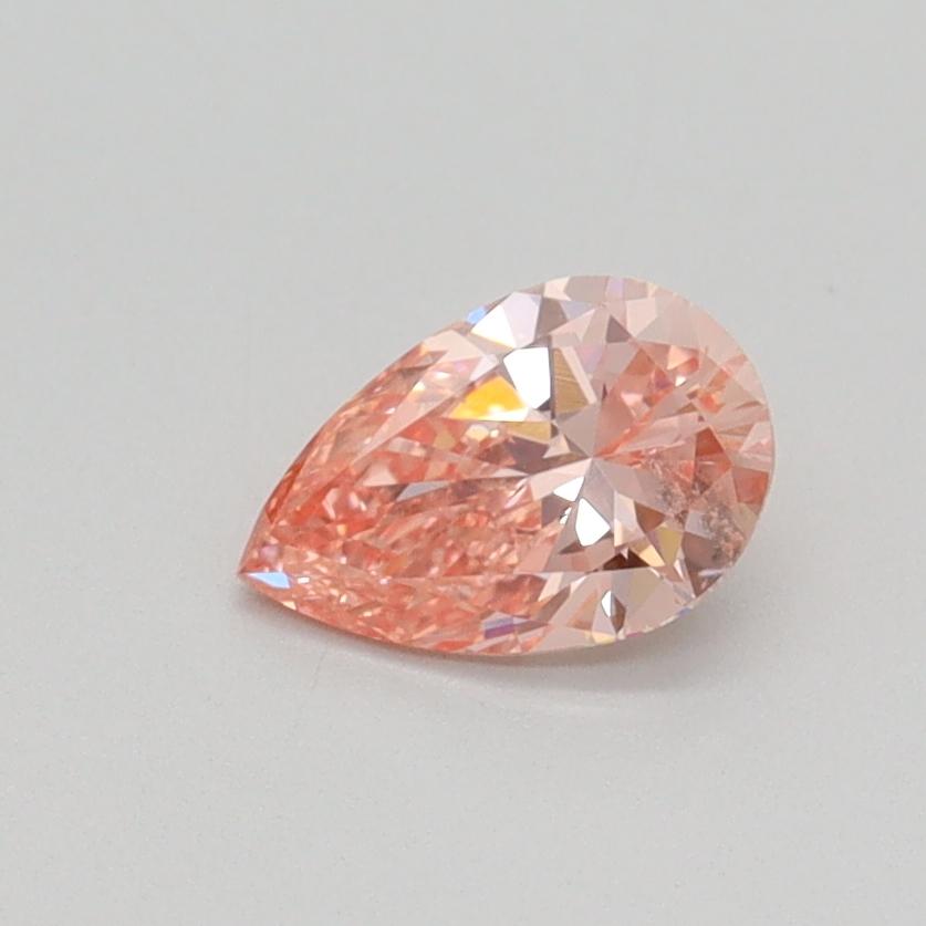0.50 Ct. Fancy Intense Pink Pear Lab Grown Diamond