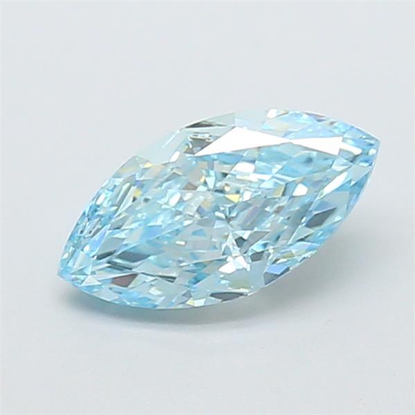 1.04 Ct. Fancy Intense  Blue Marquise Lab Grown Diamond