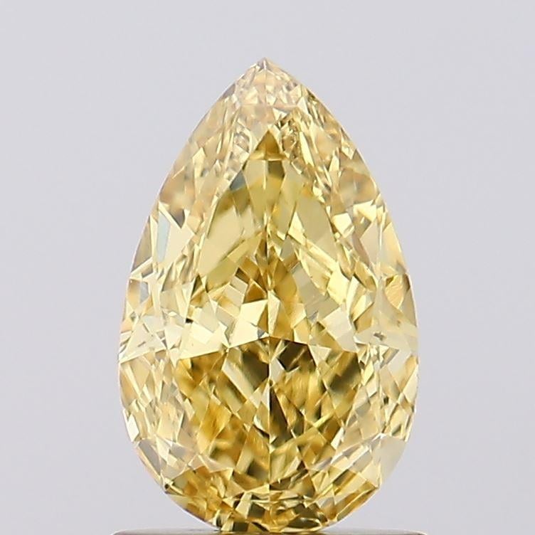 1.23 Ct. Fancy Intense  Yellow Pear Lab Grown Diamond