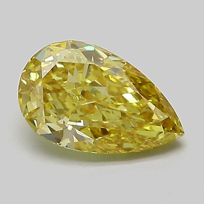 1.00 Ct. Fancy Intense Yellow Pear Lab Grown Diamond