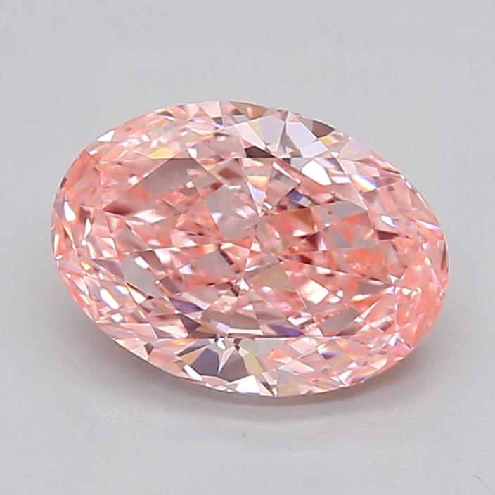 2.19 Ct. Fancy Pink Oval Lab Grown Diamond