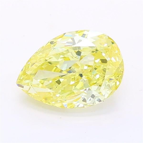 1.03 Ct. Fancy Intense Yellow Pear Lab Grown Diamond