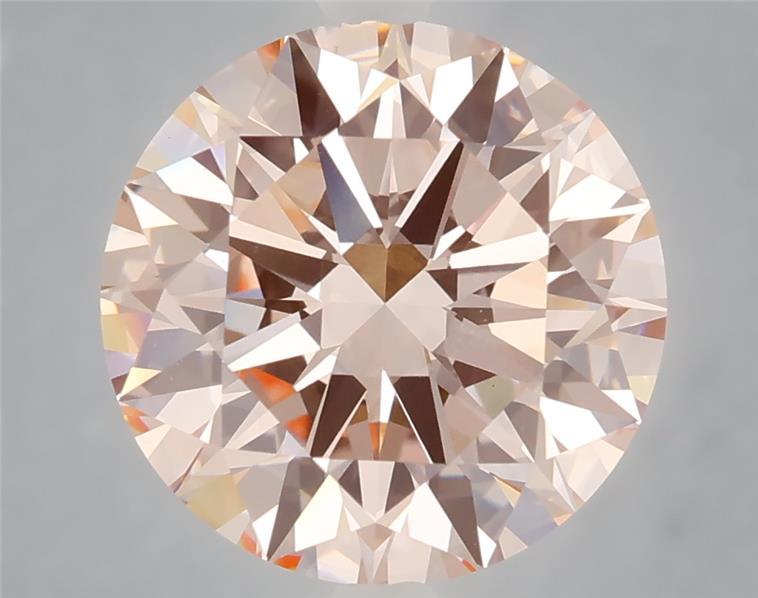 5.08 Ct. Fancy Intense Pink Round Lab Grown Diamond