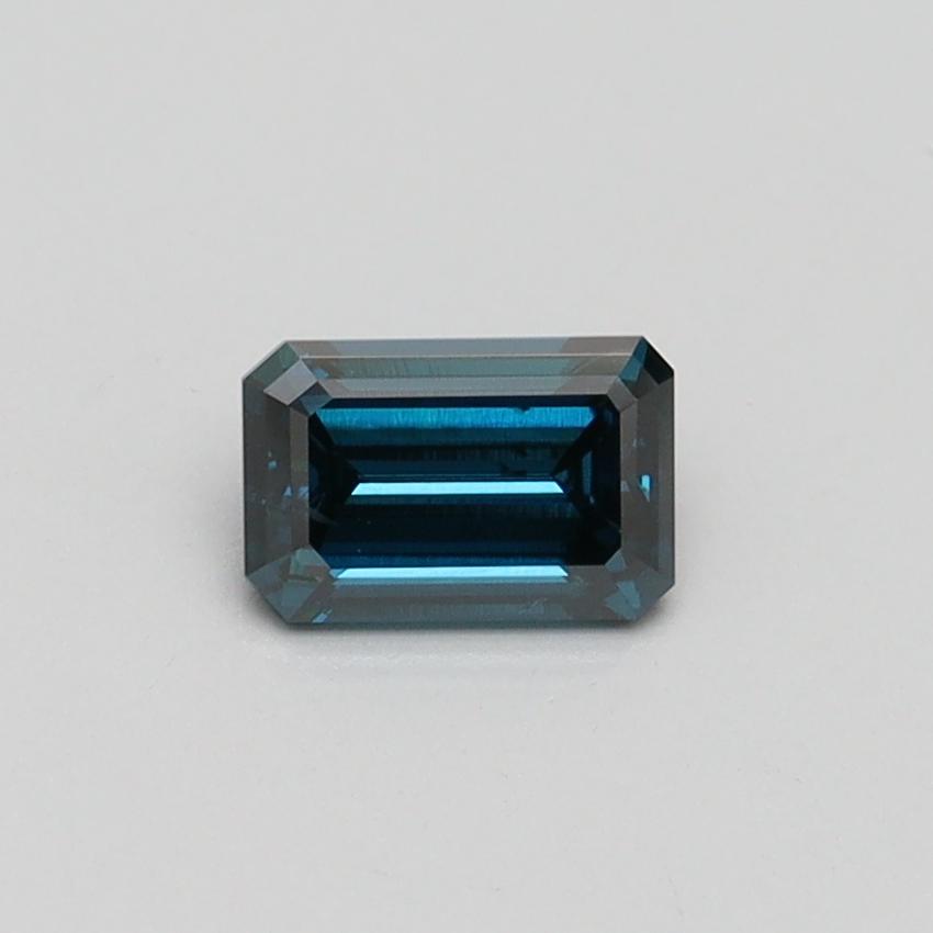 0.46 Ct. Fancy Vivid Blue Emerald Lab Grown Diamond