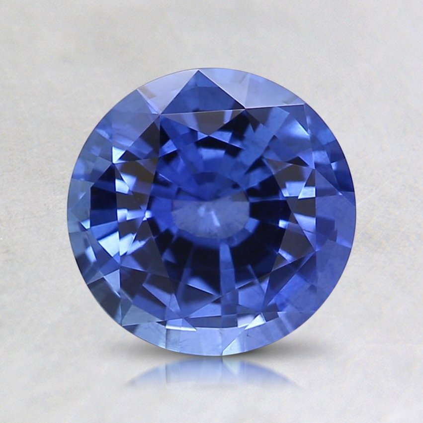 7.4mm Premium Blue Round Sapphire