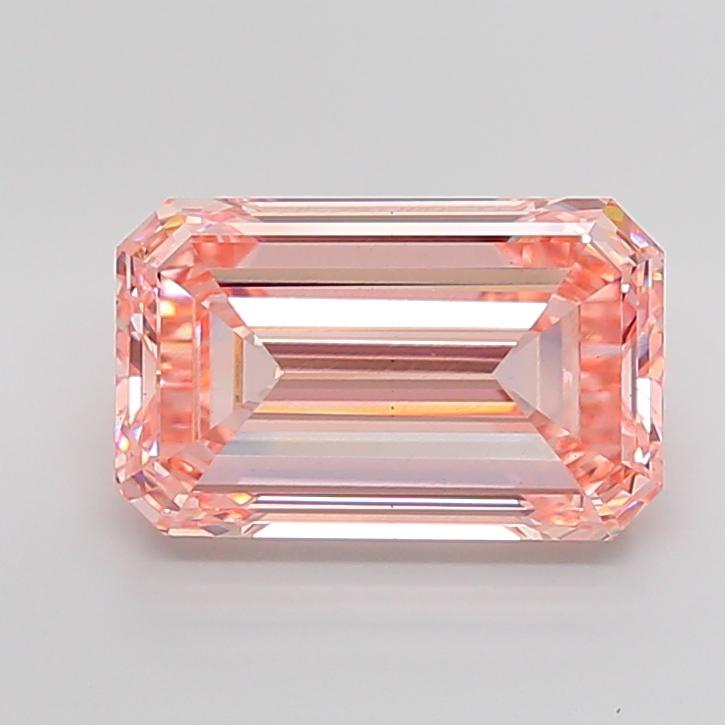 10.00 Ct. Fancy Intense Pink Emerald Lab Grown Diamond