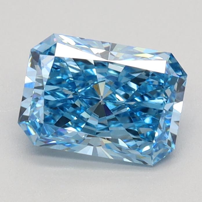 1.02 Ct. Fancy Vivid Blue Radiant Lab Grown Diamond