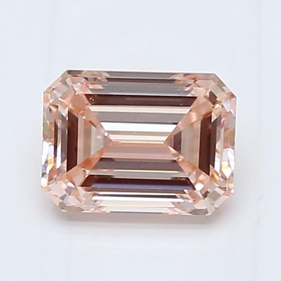 1.00 Ct. Fancy Intense Pink Emerald Lab Grown Diamond