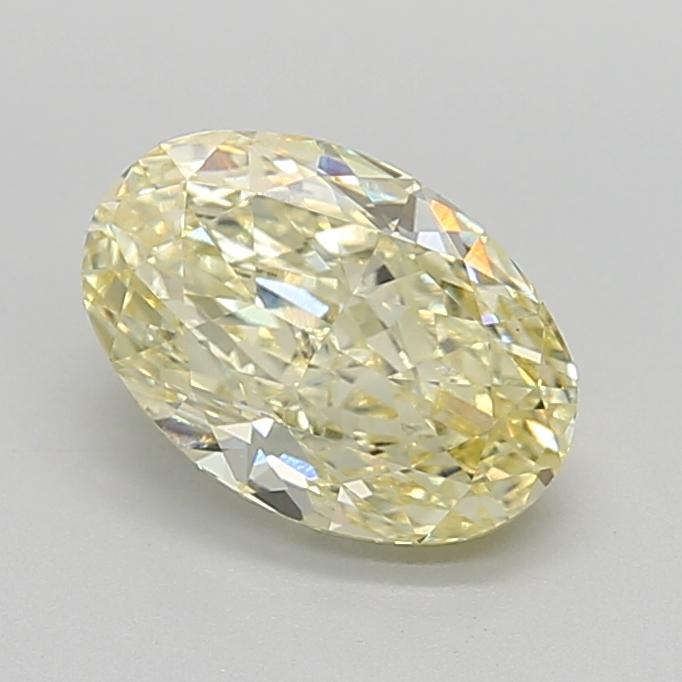 2.34 Ct. Fancy Intense  Yellow Oval Lab Grown Diamond