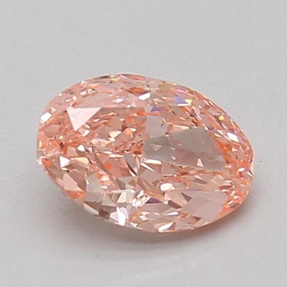 1.05 Ct. Fancy Vivid Pink Oval Lab Grown Diamond