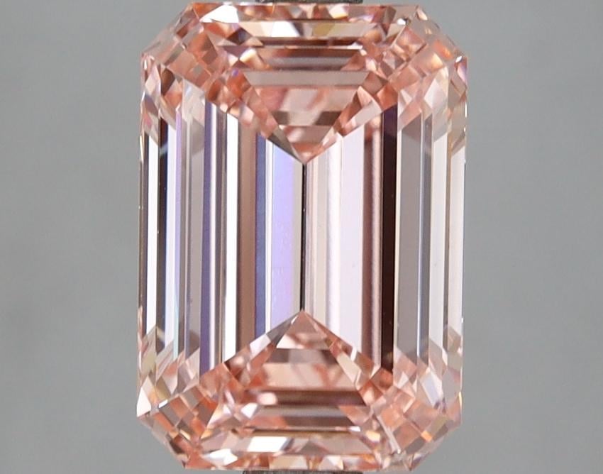 3.05 Ct. Fancy Vivid Pink Emerald Lab Grown Diamond