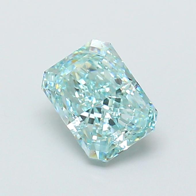 1.31 Ct. Fancy Vivid Blue Radiant Lab Grown Diamond