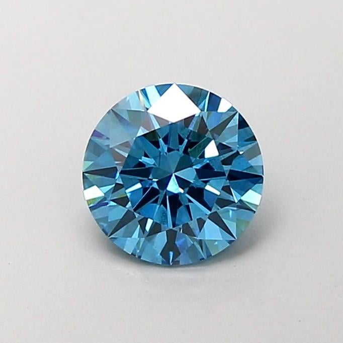 1.05 Ct. Fancy Vivid  Blue Round Lab Grown Diamond