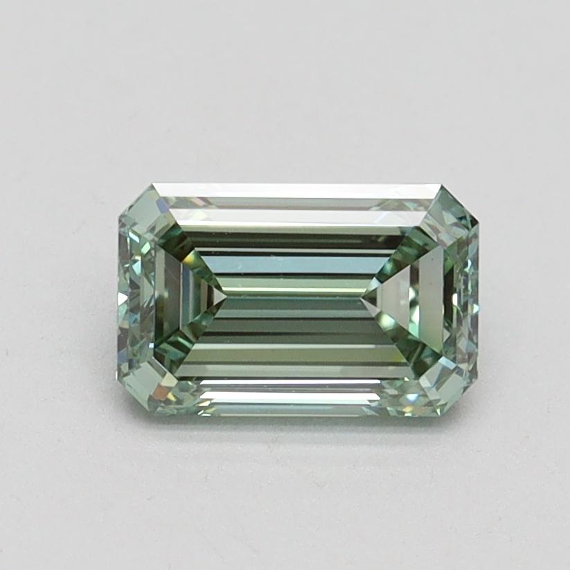 1.01 Ct. Fancy Intense Green Emerald Lab Grown Diamond