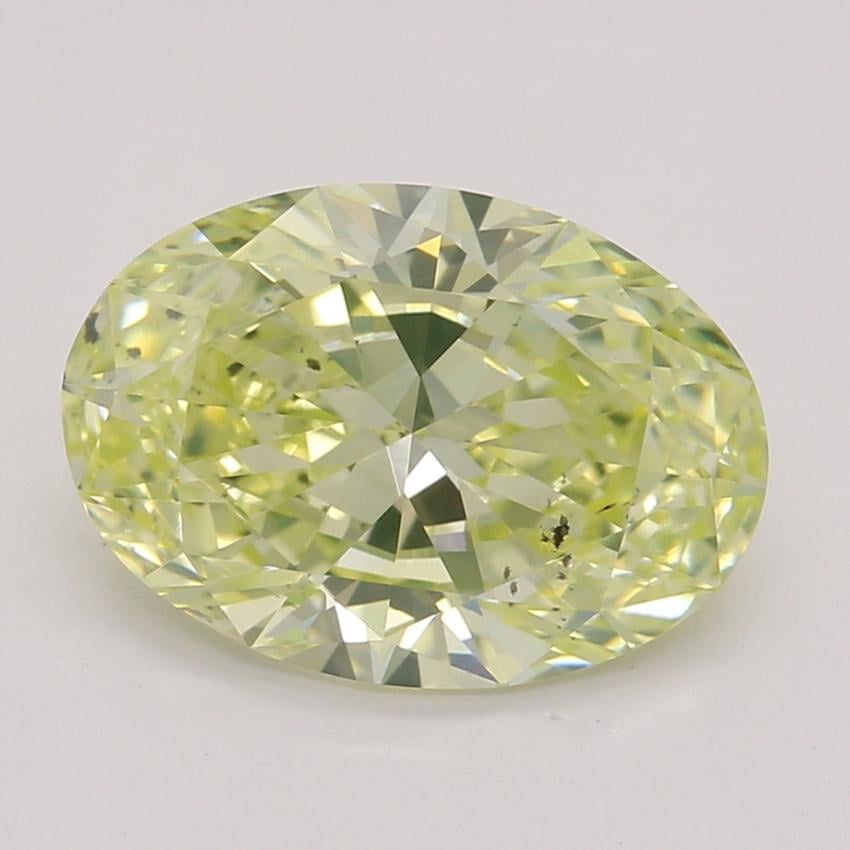 1.53 Ct. Fancy Yellow Oval Diamond