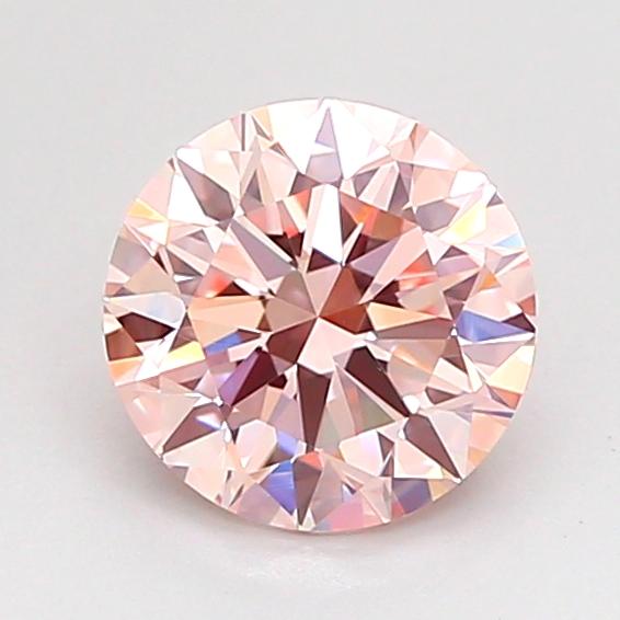 1.10 Ct. Fancy Pink Round Lab Grown Diamond