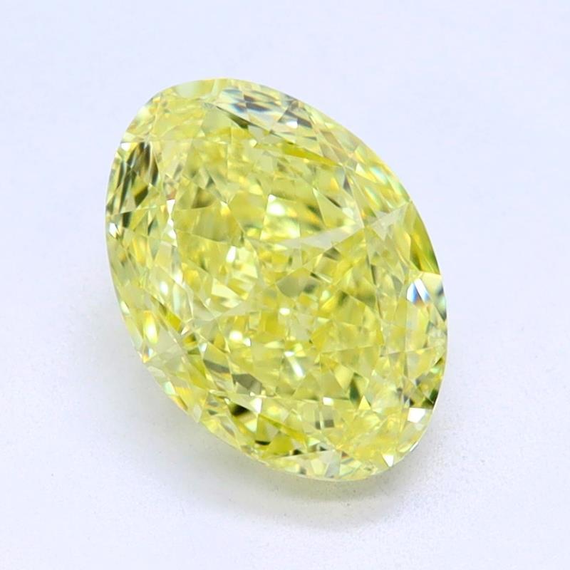 1.01 Ct. Intense Yellow Oval Diamond