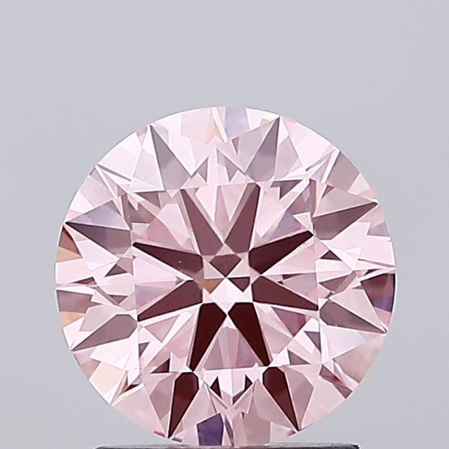 1.69 Ct. Fancy Vivid Pink Round Lab Grown Diamond