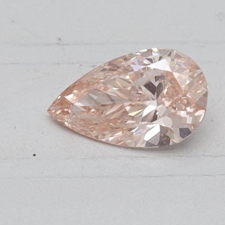 0.41 Ct. Fancy Intense Brownish Pink Pear Lab Grown Diamond