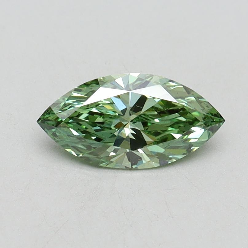 0.50 Ct. Fancy Vivid Green Marquise Lab Grown Diamond