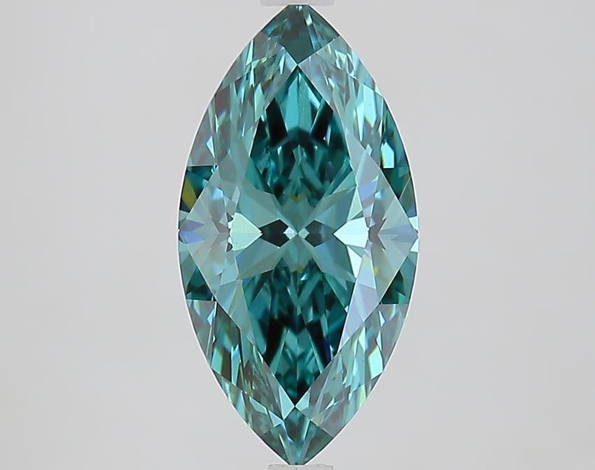 2.28 Ct. Fancy Vivid Green Marquise Lab Grown Diamond
