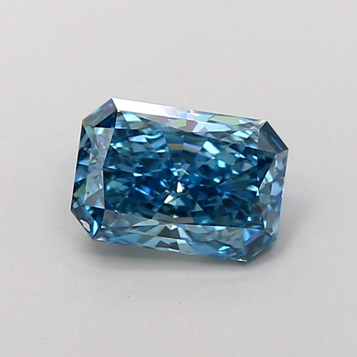 1.03 Ct. Fancy Vivid Blue Radiant Lab Grown Diamond
