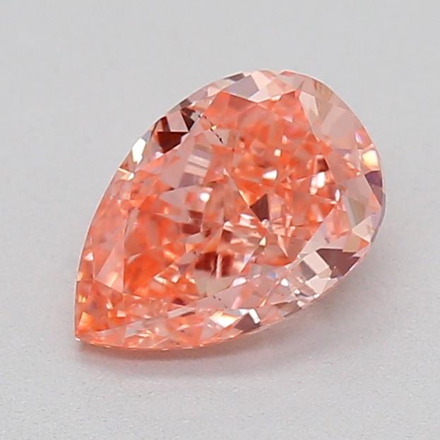 0.50 Ct. Fancy Vivid  Pink Pear Lab Grown Diamond